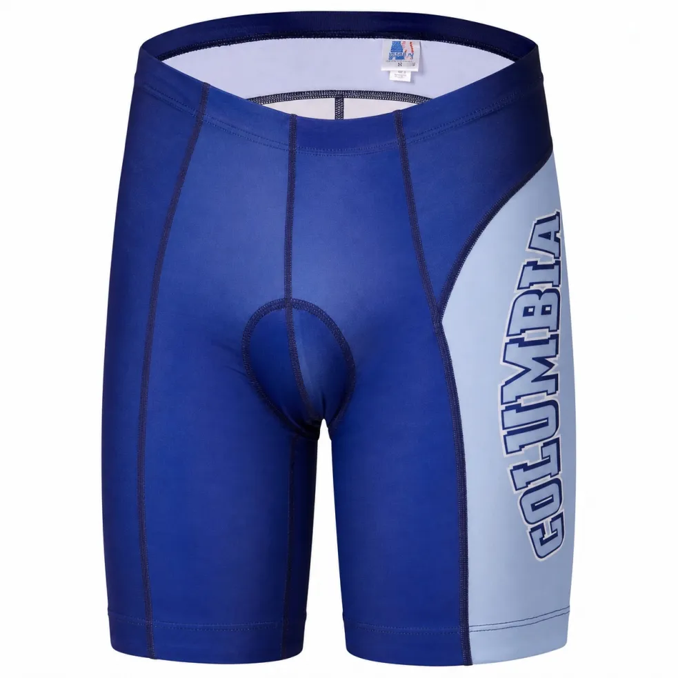Columbia University College Design Performance Cycling Shorts