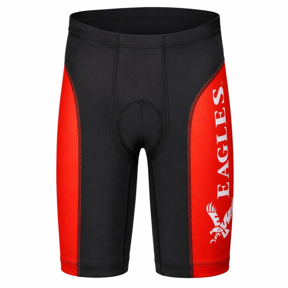 Eastern Washington College Design Performance Cycling Shorts