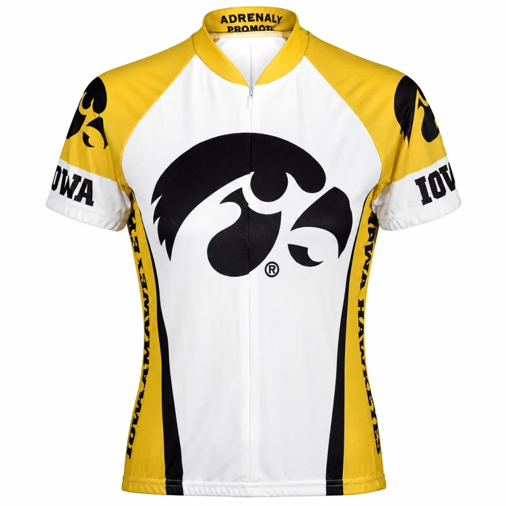Iowa Hawkeyes Womens Short Sleeve Cycling Jersey
