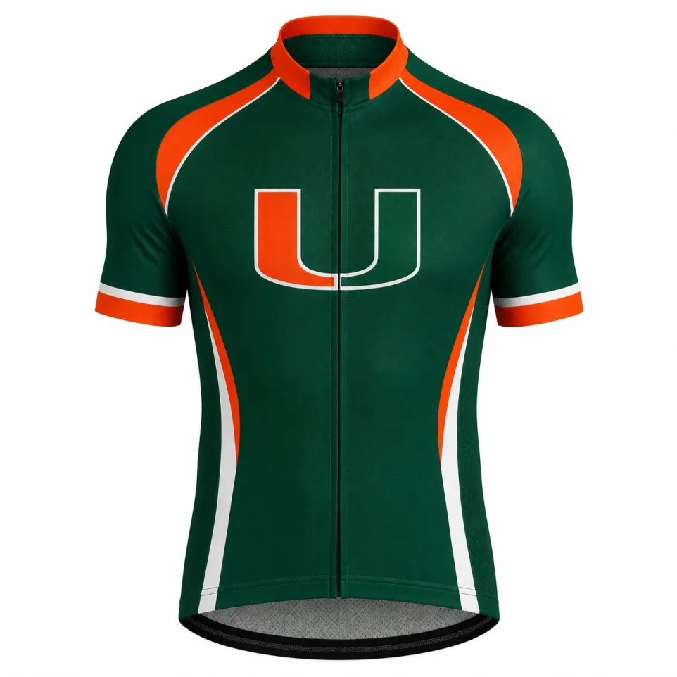 Miami Hurricanes Cycling Jersey