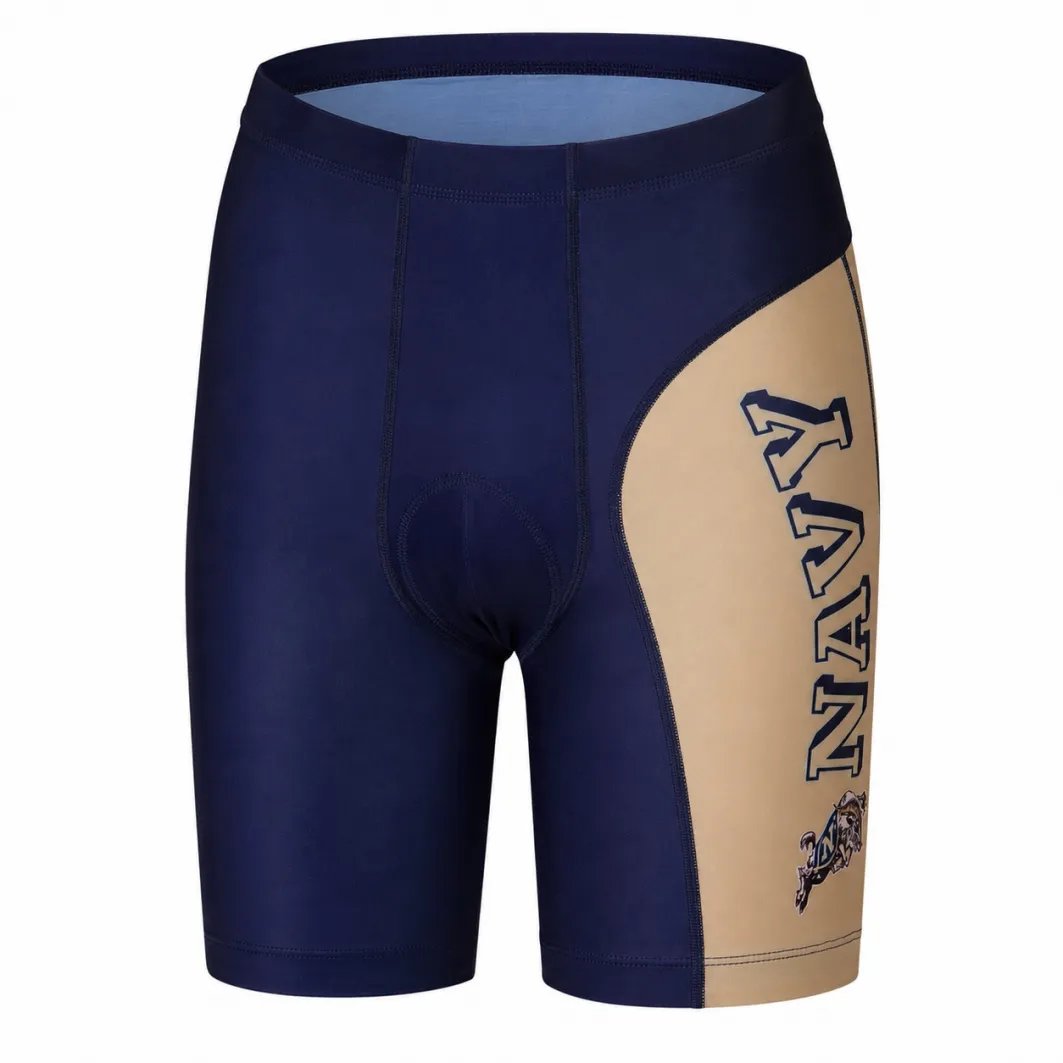 Navy College Design Performance Cycling Shorts