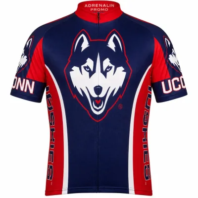 UCONN Mens Short Sleeve Cycling Jersey